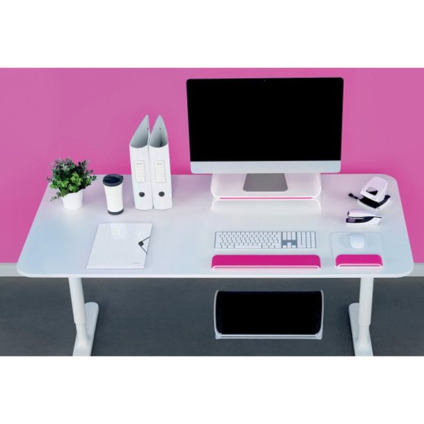 Leitz Keyboard - hndledsttte - Ergo - WOW - pink