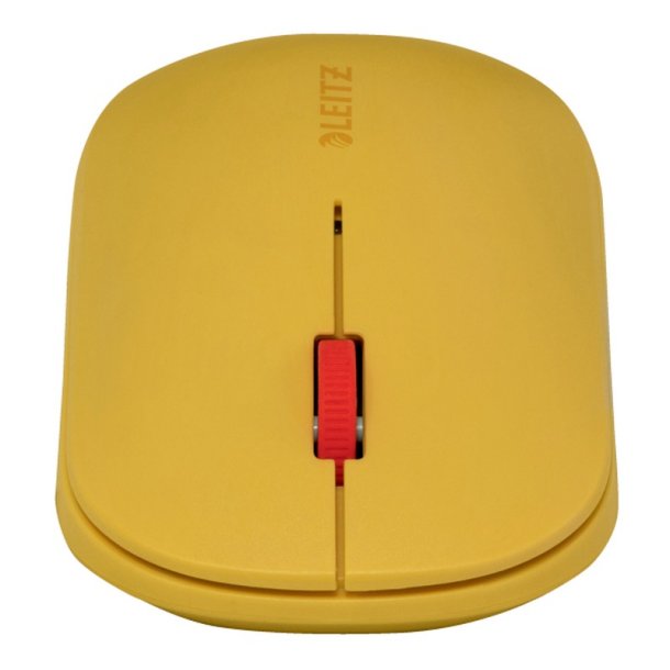 Leitz mus - Cozy SureTrack - Trdls - 4000 DPI - 48x184x105mm - varm gul