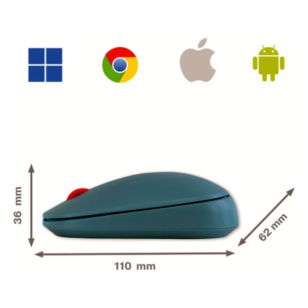 Leitz mus - Cozy SureTrack - Trdls - 4000 DPI - 48x184x105mm - rolig bl