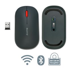 Leitz mus - Cozy SureTrack - Trdls - 4000 DPI - 48x184x105mm - fljlsgr