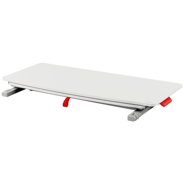 Leitz sid-st bordkonverter - Ergo Cosy - hjdejusterbar - udtrksbakke - 420x72x800mm - lys gr