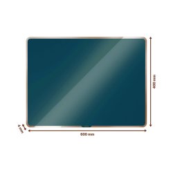 Leitz Glastavle - Cosy - 60x40cm - detailpak - bl