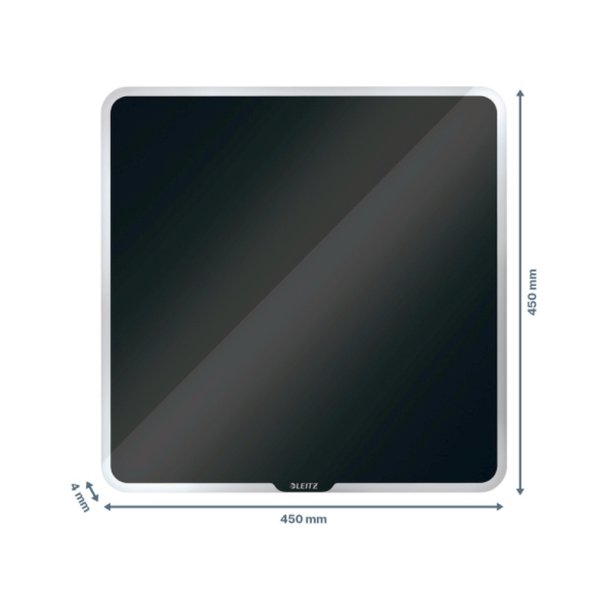 Leitz Glastavle - Cosy - 45x45cm - detailpak - gr