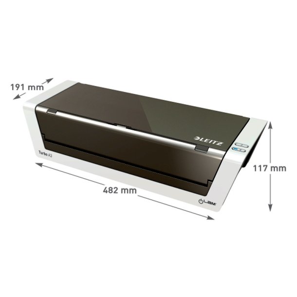 Leitz A3 Lamineringsmaskine - iLAM - Touch 2 Turbo - Gr - A3 varme laminator