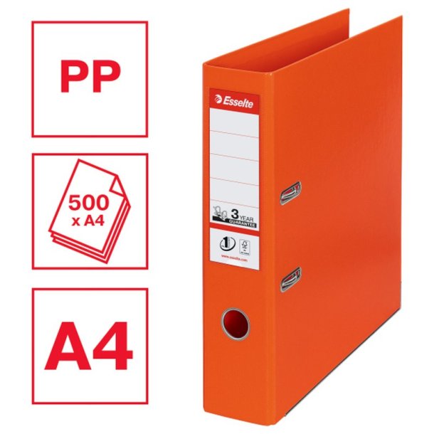 Esselte A4 Brevordner No.1 - Power - PP - 75 mm - orange