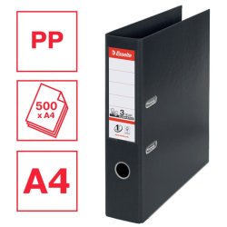 Esselte A4 Brevordner No.1 - Power - PP - 75 mm - sort