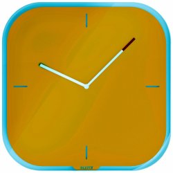Leitz Cosy Clock 30cm vgur - Analog Vgur i gul - Skrivbar