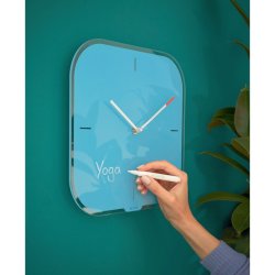 Leitz Cosy Clock 30cm vgur - Analog Vgur i bl - Skrivbar