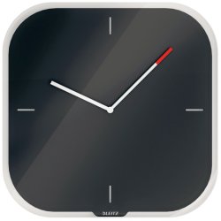 Leitz Cosy Clock 30cm vgur - Analog Vgur i gr - Skrivbar