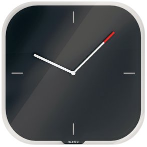 Leitz Cosy Clock 30cm vgur - Analog Vgur i gr - Skrivbar