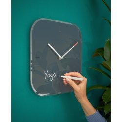 Leitz Cosy Clock 30cm vgur - Analog Vgur i gr - Skrivbar