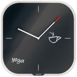 Leitz Cosy Clock 30cm vgur - Analog Vgur i gr - Skrivbar