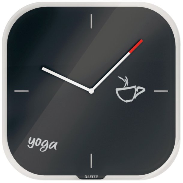 Leitz Cosy Clock 30cm vgur - Analog Vgur i gr - Skrivbar