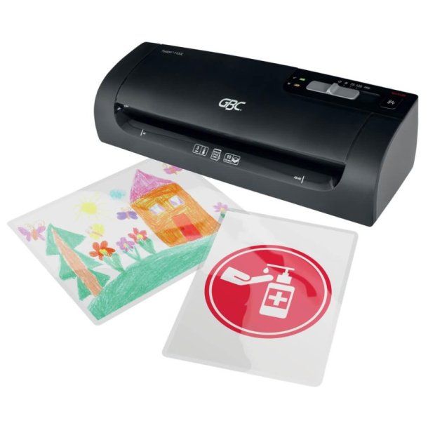 GBC A4 Lamineringsmaskine - Fusion 1100L - sort - Kold og varm A4 laminator