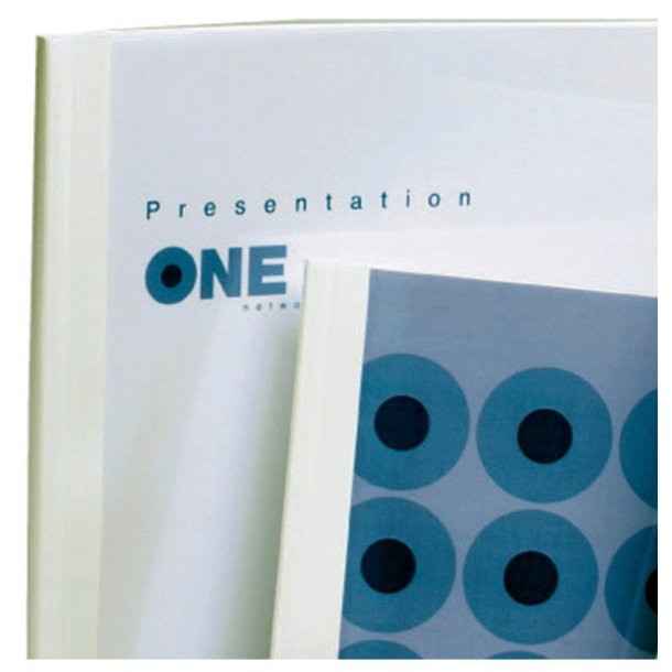 GBC Limindbindingsomslag - Standard - A4 - 3 mm - hvid