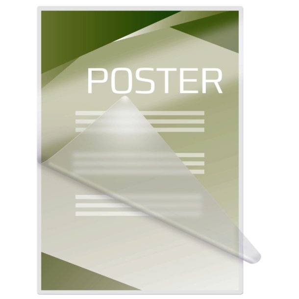 GBC A2 Lamineringslommer - 80 my skinnende - egnet til varmlaminering - 100 stk.