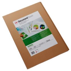 GBC A2 Lamineringslommer - 125 my skinnende - 100 stk i pakke
