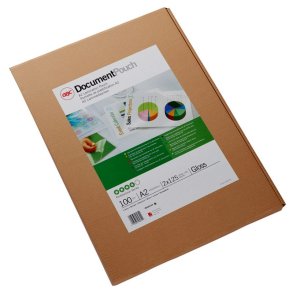 GBC A2 Lamineringslommer - 125 my skinnende - 100 stk i pakke