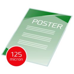GBC A2 Lamineringslommer - 125 my skinnende - 100 stk i pakke