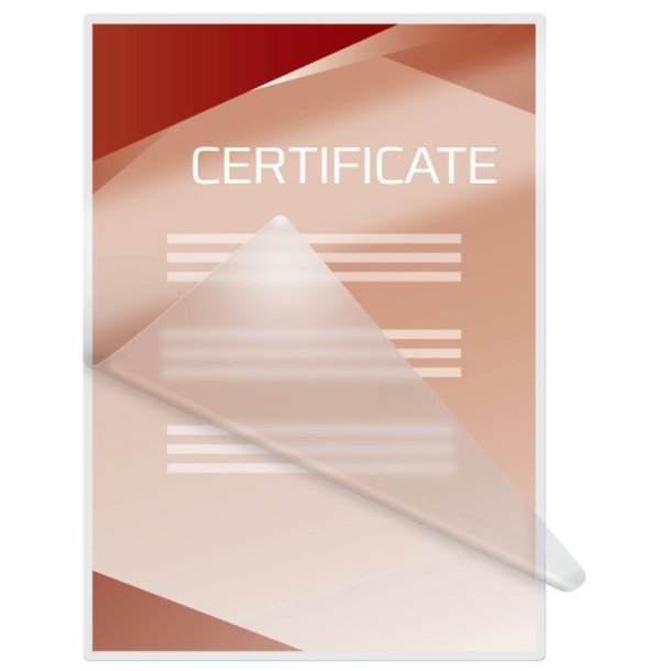 GBC A4 Lamineringslommer - 150 my skinnede UV sikker - Egnet til varmlaminering - 100 stk.