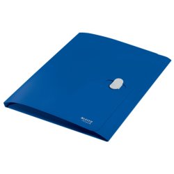 Leitz A4 3-klap mappe - plastls - 80% recycled plast - bl