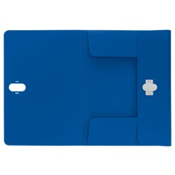 Leitz A4 3-klap mappe - plastls - 80% recycled plast - bl
