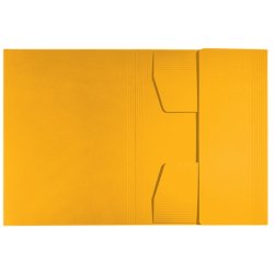 Leitz A4 3-klap mappe - 430 gram - 100% recycled karton - gul