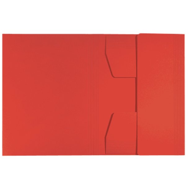 Leitz A4 3-klap mappe - 430 gram - 100% recycled karton - rd