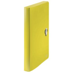 Leitz A4 arkivske i gul - Arkivmappe af 80% recycled plast