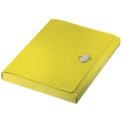 Leitz A4 arkivske i gul - Arkivmappe af 80% recycled plast