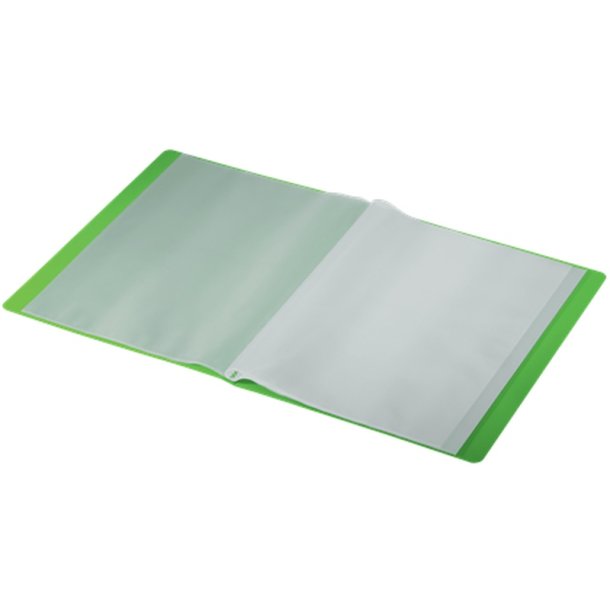 Leitz grn Prsentationsmappe A4 med 20 lommer - 90% recycled