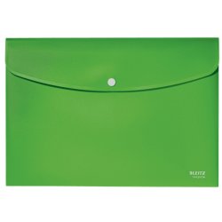 Leitz A4 dokumentmappe i grn - mappe af 80% recycled plast