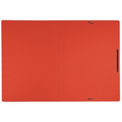 Leitz A4 Elastikmappe i rd - mappe i 100% recycled karton