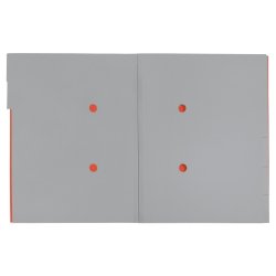 Leitz A4 Sorteringsmappe i rd - 6-delt - mappe i 100% recycled karton