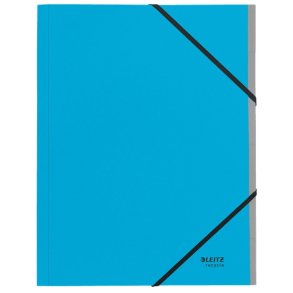 Leitz A4 Sorteringsmappe i bl� - 6-delt - mappe i 100% recycled karton