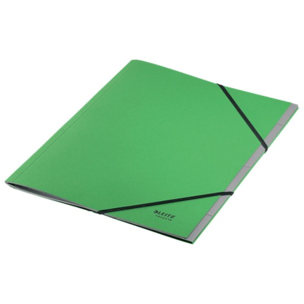 Leitz A4 Sorteringsmappe i grn - 6-delt - mappe i 100% recycled karton
