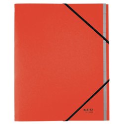 Leitz A4 Sorteringsmappe i rd - 12-delt - mappe i 100% recycled karton