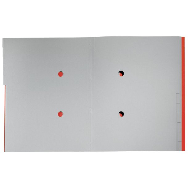 Leitz A4 Sorteringsmappe i rd - 12-delt - mappe i 100% recycled karton