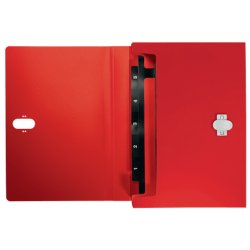 Leitz A4 projektmappe i rd - mappe af 80% recycled plast