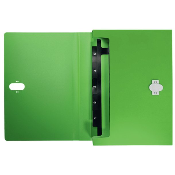 Leitz A4 projektmappe i grn - mappe af 80% recycled plast