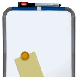 Nobo Whiteboard tavle - Slim lakeret - 36x28 cm - slv