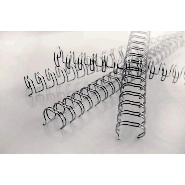 GBC Metalspiral - 3:1 - NO4 - 6mm - A4 - slv - 100 stk.