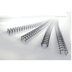 GBC Metalspiral - 3:1 - NO4 - 6mm - A4 - slv - 100 stk.