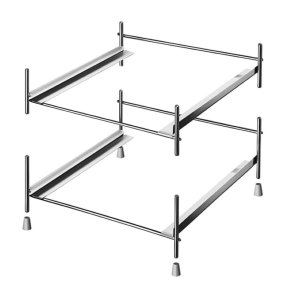 Esselte brevbakke stativelement C4 - til 1 bakke krom