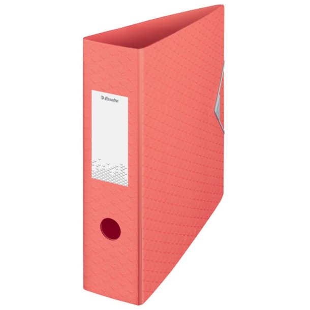 Esselte A4 Brevordner Colour'Ice - Poly Foam - 82 mm - Koral