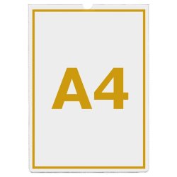 Esselte Plastetui A4 - 105my - glasklar - forstrket - 100 stk.