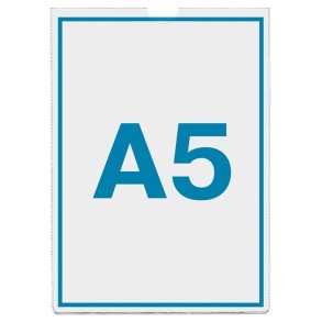 Esselte Plastetui A5 - 105my - glasklar - forstrket - 100 stk.