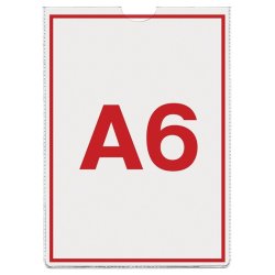 Esselte Plastetui A6 - 105my - glasklar - Forstrket - 100 stk.