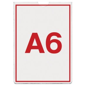 Esselte Plastetui A6 - 105my - glasklar - Forstrket - 100 stk.