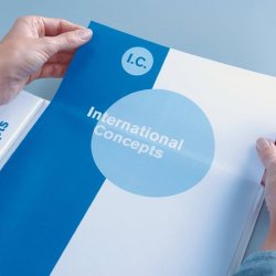 Esselte A4 Ringbind Panorama - Hvid - 4-D-ringe - rygbredde 63mm